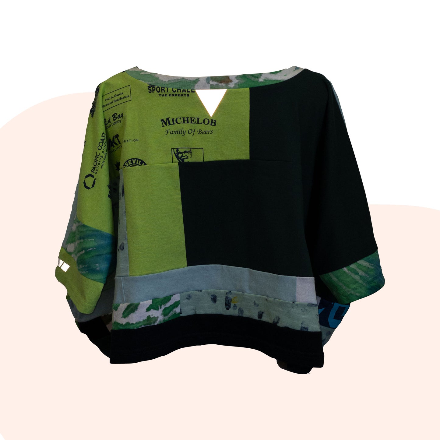 Soar Patchwork #8 - Green / Teal / Purple - One Size
