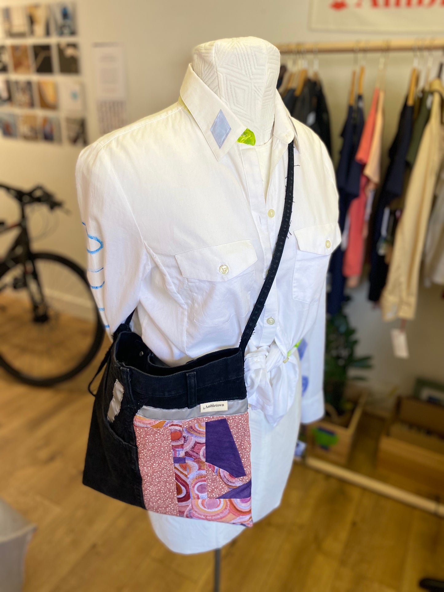 Upcycled Denim Bag #48