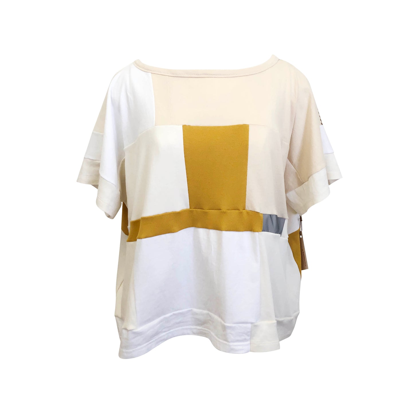 Soar Patchwork #3 - Cream / Yellow - One Size